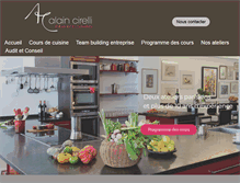 Tablet Screenshot of evenements-culinaires.fr